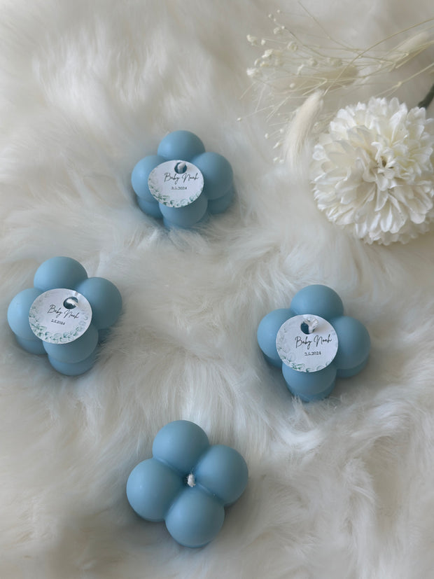 Bubble candles for baby favors