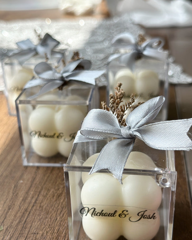 bubble candles for wedding
