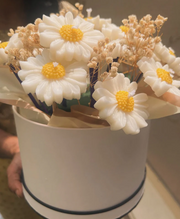 Daisy Flower Candle Bouquet