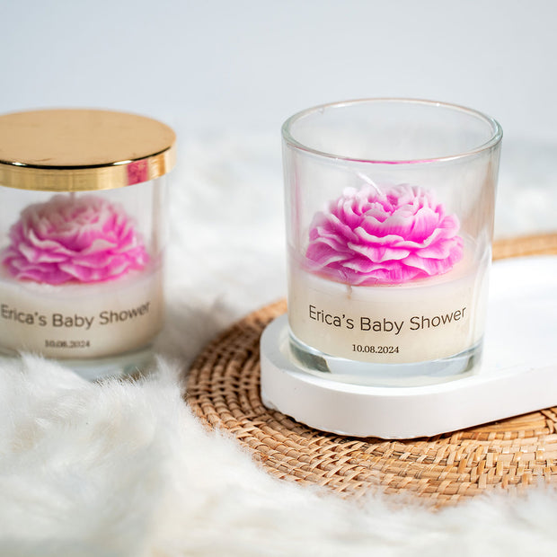 peony in jar candle
