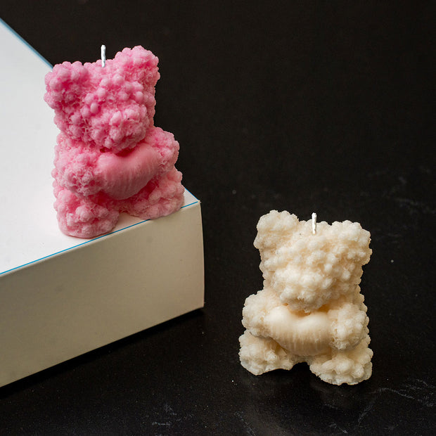 Teddy Pillar Candle
