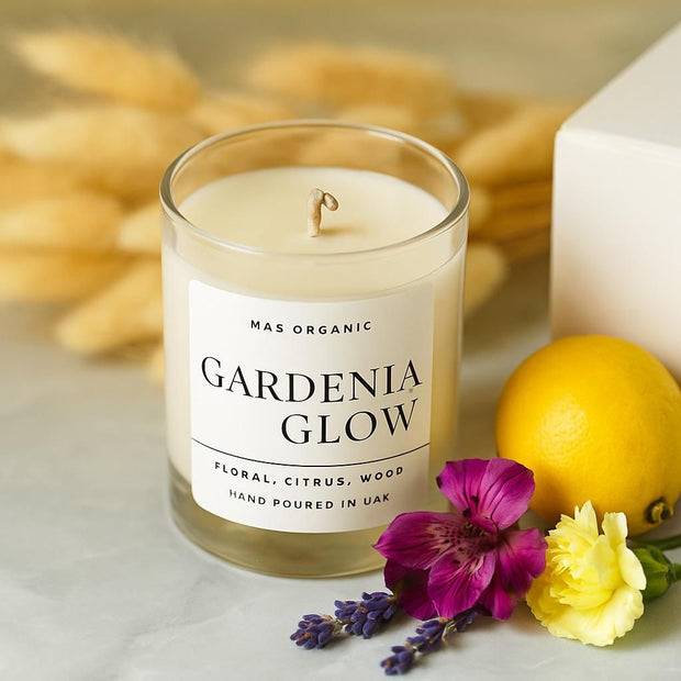 Premium Jar Candle in Gardenia Glow Scent