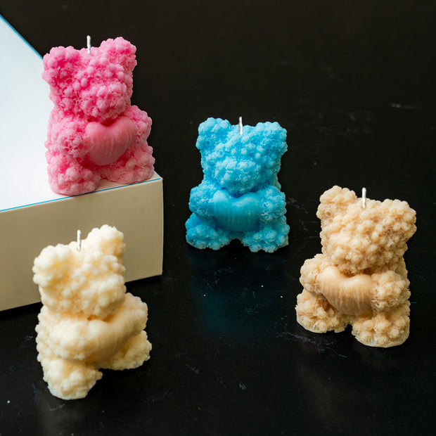 Teddy Pillar Candle